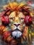 Picture of LION WITH HEADPHONES ANIMAL