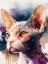 Picture of CAT WATERCOLOR PAINTING ANIMAL