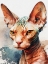 Picture of CAT WATERCOLOR PAINTING ANIMAL