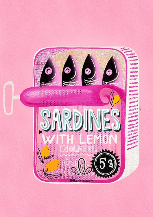 Picture of SARDINES TIN CAN PINK