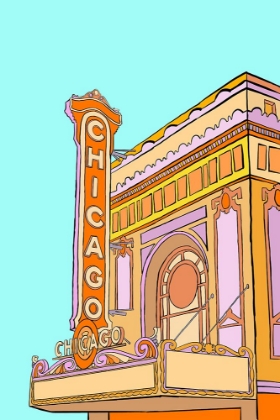 Picture of CHICAGO BUILDING (PASTEL)