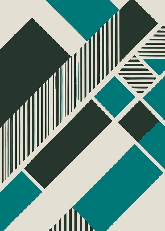 Picture of GEOMETRIC TEAL
