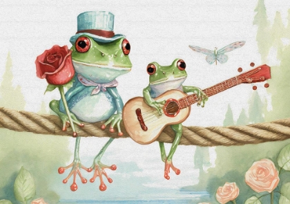 Picture of FROGS ON A ROPE