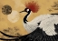 Picture of ABSTRACT RED-CROWNED CRANE