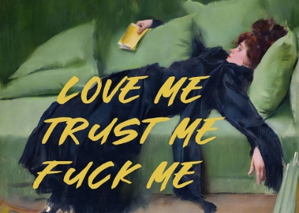 Picture of LOVE ME TRUST ME FUCK ME  YELLOW VERSION