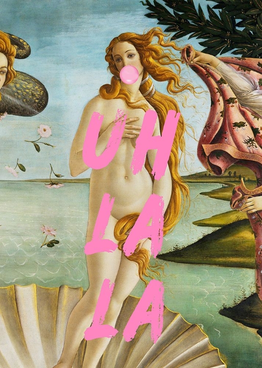 Picture of THE BIRTH OF VENUS BY SANDRO BOTTICELLI  UH LA LA