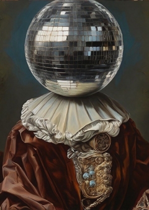 Picture of ANTIQUE DISCO BALL-MAN WITH DISCO HEAD