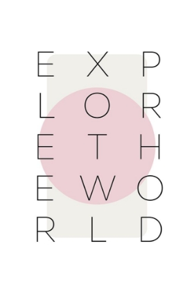 Picture of EXPLORE THE WORLD - PINK