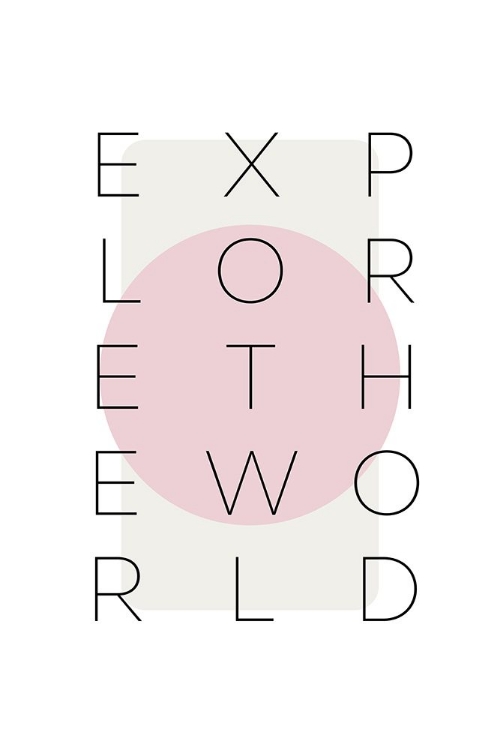 Picture of EXPLORE THE WORLD - PINK