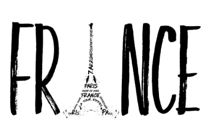 Picture of FRANCE TYPOGRAPHY