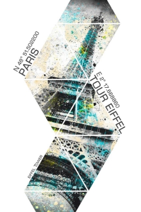Picture of MODERN ART EIFFEL TOWER COORDINATES