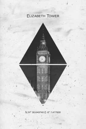 Picture of COORDINATES LONDON ELIZABETH TOWER