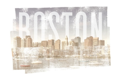 Picture of BOSTON SKYLINE | VINTAGE