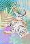 Picture of TIGER SLEEPLING IN COLOURFUL JUNGLE