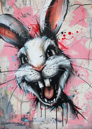 Picture of CREEPY LAUGHING BUNNY