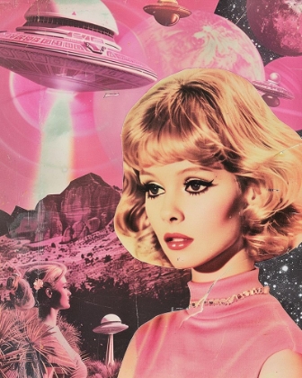 Picture of PINK SPACE COLLAGE BABE
