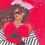 Picture of PORTRAIT WOMAN YOU STOLE MY HEART