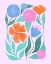 Picture of ABSTRACT FLOWERS