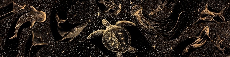 Picture of COSMIC OCEAN    DARK GOLD