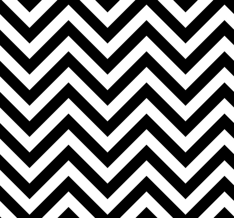Picture of CHEVRON BLACK AND WHITE