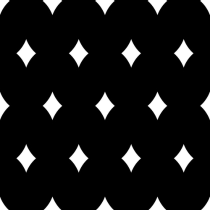 Picture of DIAMONDS BLACK AND WHITE
