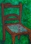 Picture of WOODEN  CHAIR ON GREEN