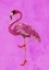 Picture of FLAMINGO IN HEELS AND HEART GLASSES PINK