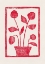 Picture of RED ROSES  LINO PRINT