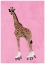 Picture of ROLLERSKATING GIRAFFE