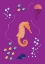 Picture of JUST KEEP SWIMMING PURPLE