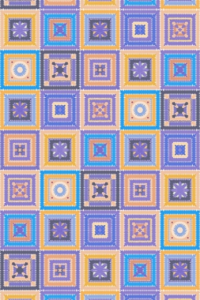 Picture of COLORFUL DIGITAL GRANDMA SQUARES IV