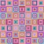 Picture of COLORFUL DIGITAL GRANDMA SQUARES I