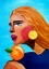 Picture of WOMAN WITH ORANGE