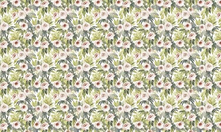 Picture of ANANADA WATERCOLOR BOTANICAL PATTERN