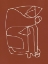 Picture of LINE ART ABSTRACT PORTRAIT TERRACOTTA
