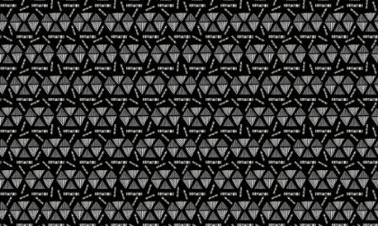 Picture of TRIBAL ETHNIC TRIANGLES SHAPES GRAY BLACK