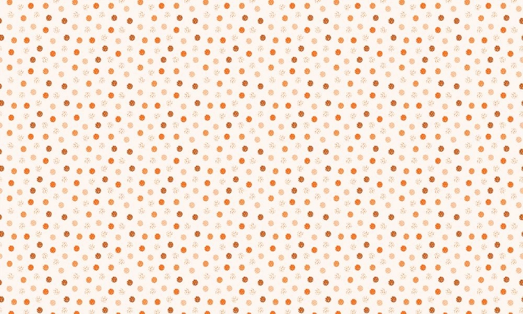 Picture of PEACHY DOTS PEACH ON TAN