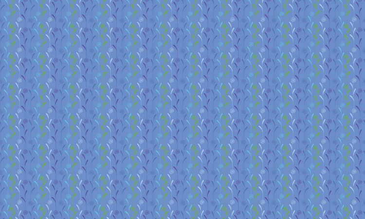 Picture of POMPOM GARLAND BLUE