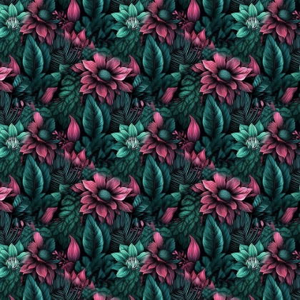 Picture of PATTERN 4 PINK FLOWERS