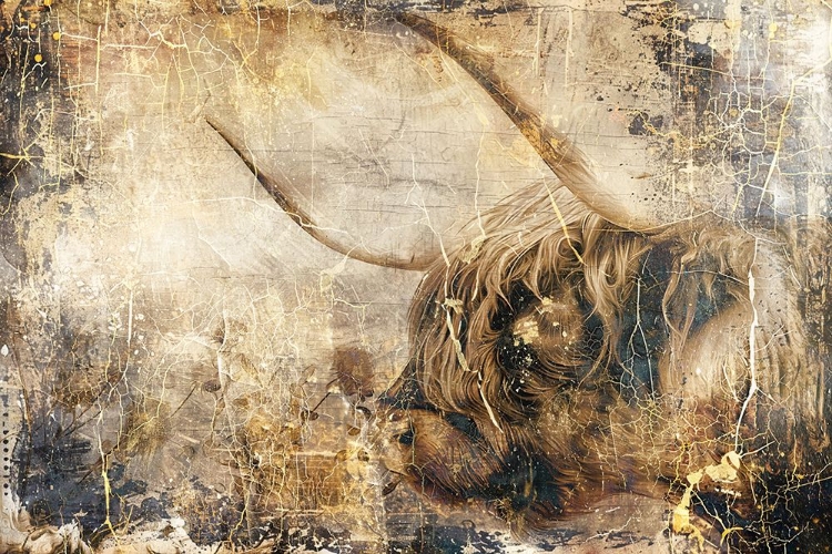 Picture of COW HIGHLAND ILLUSTRATION ART 05