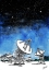 Picture of RADIO. SATELLITE SEARCHING WATERCOLOR PAINTING.