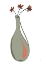 Picture of COSY VASE WITH FLOWERS II
