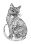 Picture of LINES ART CAT