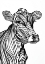 Picture of LINES ART COW