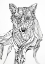Picture of LINES ART WOLF