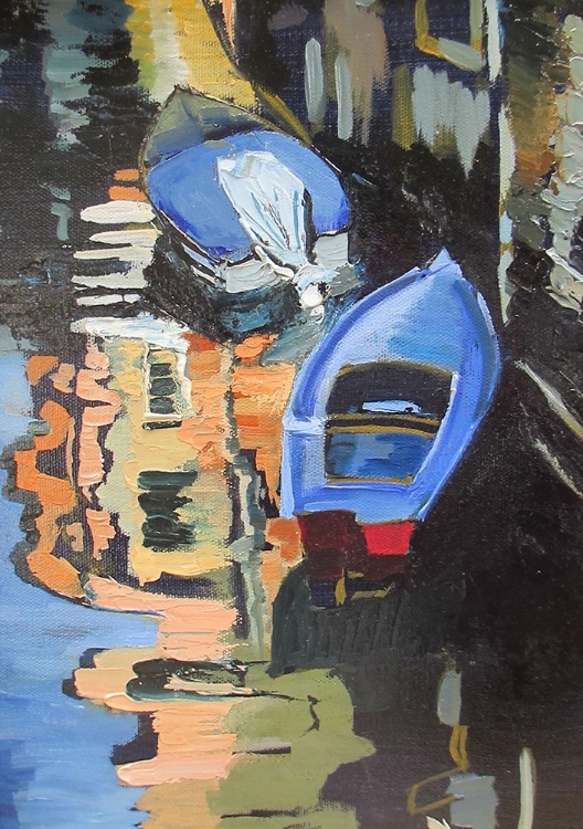 Picture of BOATS ON THE CANAL