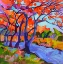 Picture of RED TREES