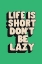Picture of LIFE IS SHORT DONAND#039;T BE LAZY 33B574