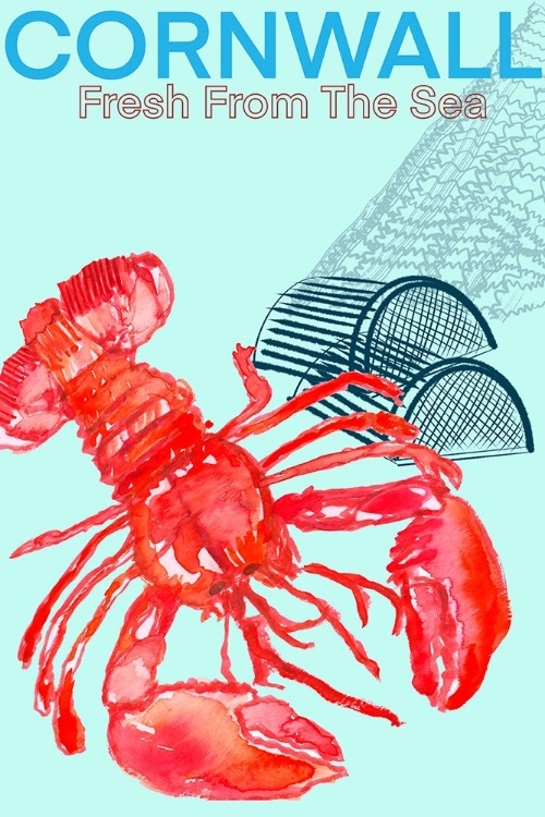 Picture of CORNWALL FRESH FROM THE SEA POSTER