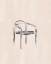 Picture of DESIGN CHAIR LINE ART PRINT BY IVY GREEN ILLUSTRATIONS 4 5 RATIO